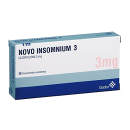 Novo Insomnium Tableta Recubierta 3 Mg por 30 unidades