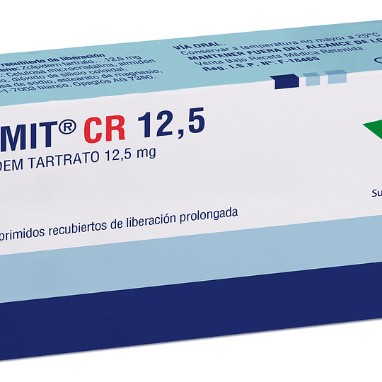 Somit CR Tableta Recubierta LP 12.5 Mg por 30 unidades