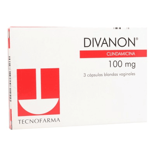 Divanon 100 mg 3 cápsulas vaginales 