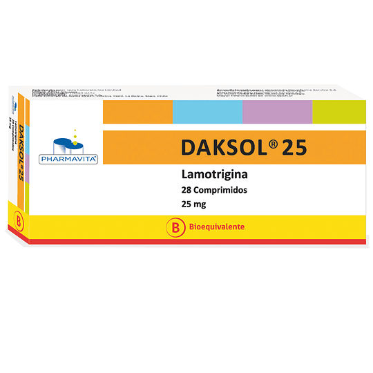 Daksol 25 mg 28 Comprimidos