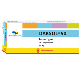 Daksol 50 mg 28 Comprimidos