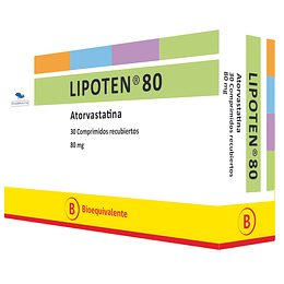 Lipoten 80 mg 28comprimidos