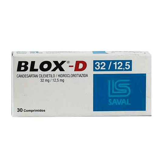 Blox-D 32 / 12,5 mg 30  comprimidos