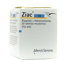 Ziac 10 mg, 30 comprimidos