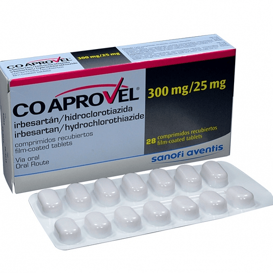 Coaprovel 300 / 25 mg, 28 comprimidos 