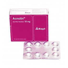 Isotretinoina capsulas 10 mg