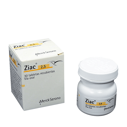 Ziac 2,5 mg, 30 comprimidos