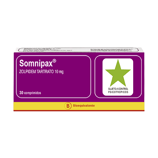 Somnipax 10 mg 30 comprimidos (Disponible sólo para compra en Local)