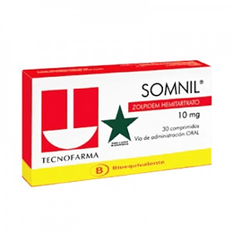 Somnil 10 mg 30 comprimidos (Disponible sólo para compra en Local)