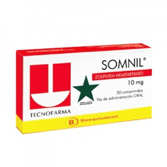 Somnil 10 mg 30 comprimidos (Disponible sólo para compra en Local)