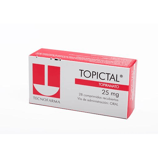 Topictal 25 mg 28 comprimidos