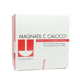 Magnatil C Cálcico 30 comprimidos efervescentes