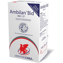 Ambilan Bid 400 / 57 mg suspension 70 ml