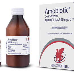 Amobiotic 500 mg / 5 ml suspensión  120 ml