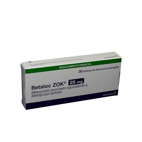 Betaloc Zok 25 mg 30 Comprimidos