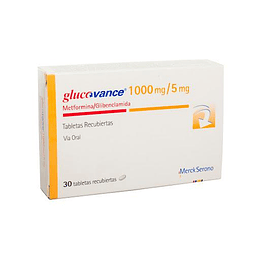 Glucovance 1000 mg / 5 mg 30 comprimidos