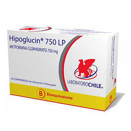 Hipoglucin LP 750 mg 30 comprimidos