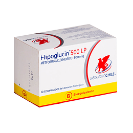 Hipoglucin LP 500 mg 60 comprimidos