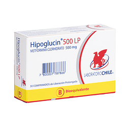Hipoglucin LP 500 mg 30 comprimidos