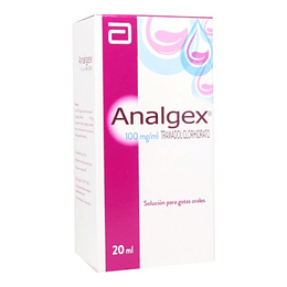 Analgex 100 mg gotas 20 ml  
