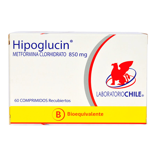 Hipoglucin 850 mg 60 comprimidos