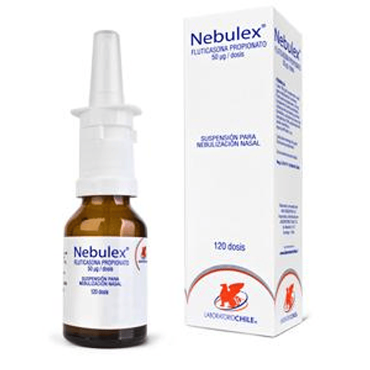 Nebulex Fluticasona 50mcg Solución Nasal 120 Dosis