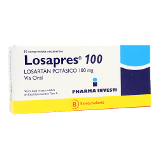 Losapres 100 mg 30 comprimidos 