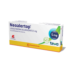 Neoalertop (Bioequivalente) Levocetirizina 5mg 30 Comprimidos Recubiertos