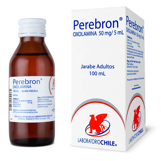 Perebron 50 mg Jarabe adulto 100 ml