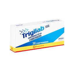 Trigilab (Bioequivalente) Lamotrigina 100mg 30 Comprimidos