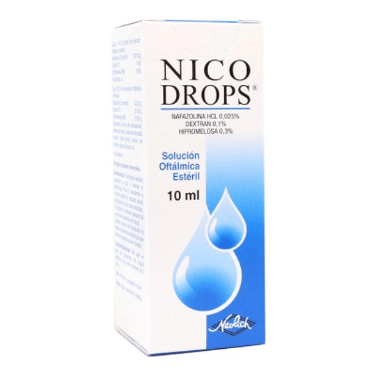 Nicodrops Solución oftálmica 10 ml
