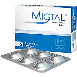 Migtal 2,5 mg 6 comprimidos 