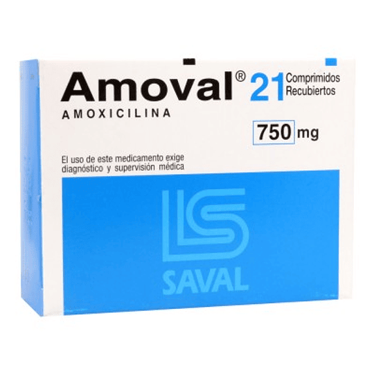 Amoval 750 mg 21 comprimidos