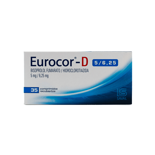 Eurocor D 5 / 6,25 mg 35 comprimidos 