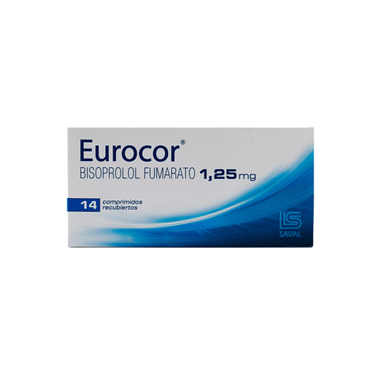 Eurocor 1,25 mg 14 comprimidos 