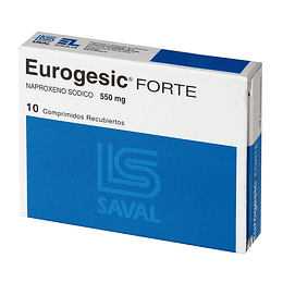 Eurogesic Forte 550 mg 10 comprimidos