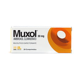 Muxol 30 mg,  20 comprimidos