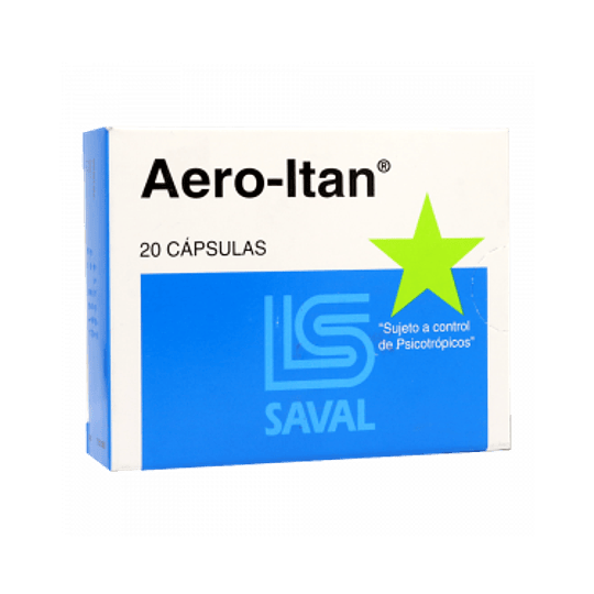Aero-Itan Metoclopramida / Clordiazepóxido / Simeticona 20 Cápsulas