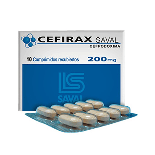 Cefirax 200 mg 10 comprimidos 