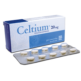 Celtium (Bioequivalente) Escitalopram 20mg 30 Comprimidos Recubiertos