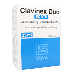 Clavinex Duo Forte Amoxicilina / Ácido Clavulanico Suspensión Oral 35ml