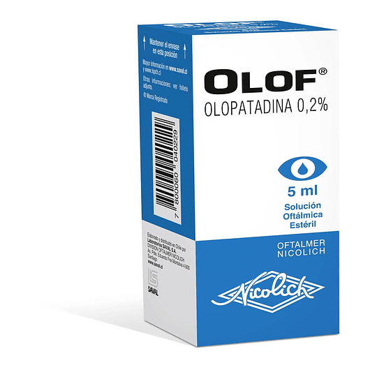 Olof Solución oftálmica 5 ml