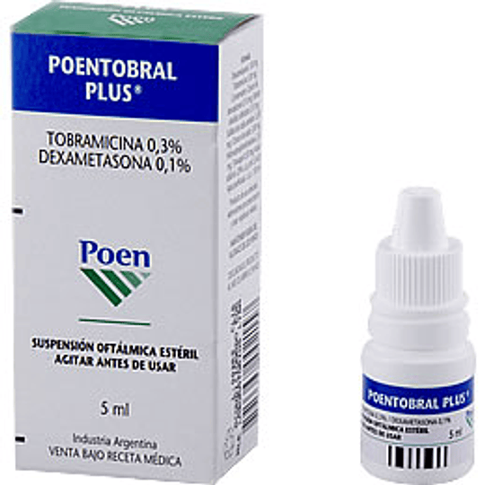 Poentobral Plus Tobramicina / Dexametasona Solución Oftálmica 5ml