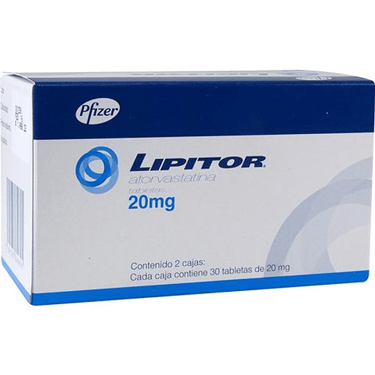 Lipitor 20mg por 60 tabletas