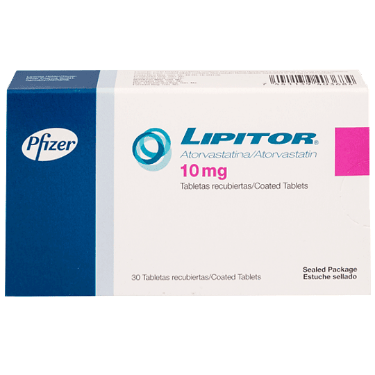 Lipitor 10mg por 60 tabletas