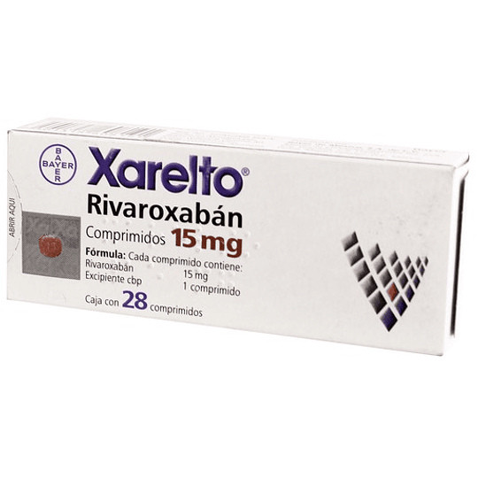Xarelto 15 mg 28 comprimidos 