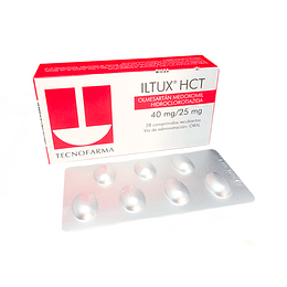 Iltux HCT Olmesartán / Hidroclorotiazida 40mg/25mg 28 Comprimidos Recubiertos