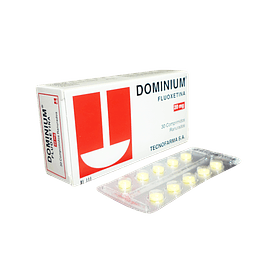 Dominium Fluoxetina 20mg 30 Comprimidos