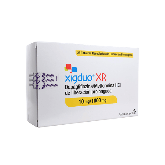 Xigduo XR 10 mg / 1000 mg 28 tabletas 