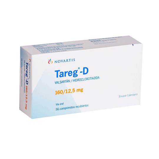 Tareg-D 160 / 12,5 mg 56 comprimidos
